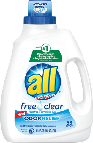 all® Laundry Detergent Freshens Up the Detergent Aisle with New Odor-Fighting Laundry Innovations (P ... 