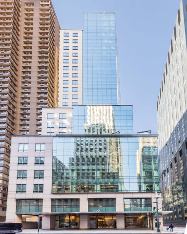 Columbia Property Trust has completed the sale of Manhattan office tower 222 East 41st Street, which is fully leased to NYU Langone for 30 years, to Commerz Real for $332.5 million. (Photo: Frank Zimmerman)