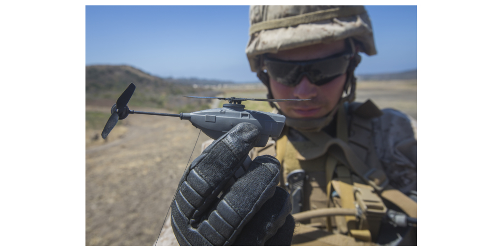 Marines get a closer look at Black Hornet micro drone