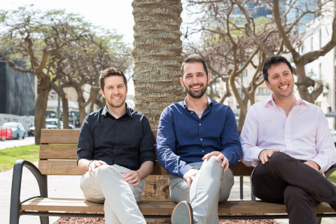 l. to r. Vulcan Cyber Co-founders: Roy Horev, CTO; Yaniv Bar-Dayan, CEO; Tal Morgenstern, Chief Product Officer (Photo: Business Wire)