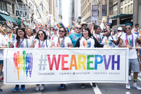 PVH at the NYC Pride March 2017 (Photo: Business Wire)