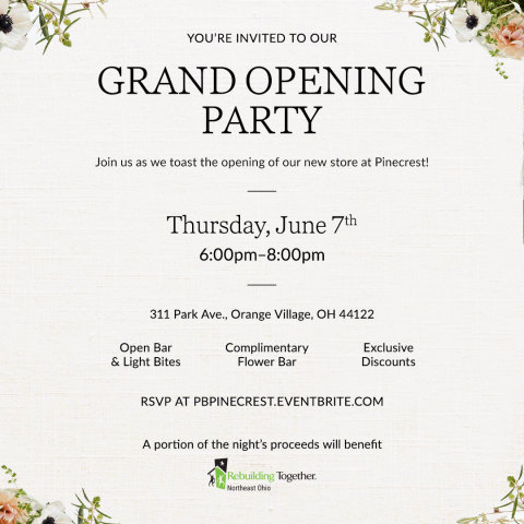 Pinecrest Grand Opening Invitation  (Photo: Business Wire)