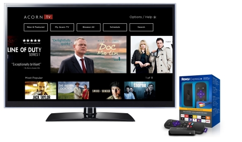 Acorn TV Launches on Roku Streaming Devices (Graphic: Business Wire)