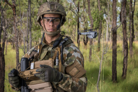 Australian Department of Defense using the new FLIR Black Hornet 3. Credit Australian Department of Defense