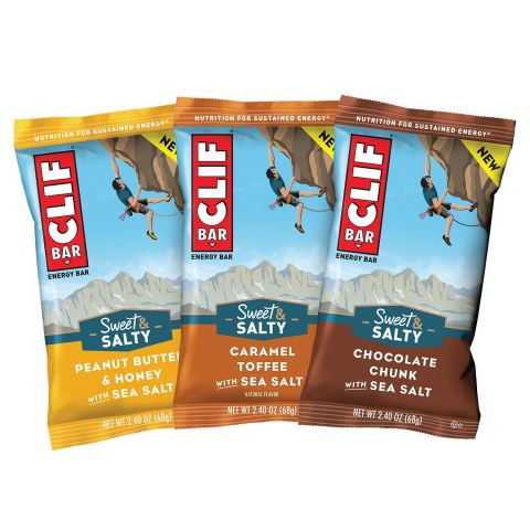 With CLIF’s new Sweet & Salty collection, it’s a little bit of both! The Sweet & Salty bars offer the best of both worlds, rounding out the original CLIF BAR flavors (more) fans know and love with mouth-watering additions like Chocolate Chunk with Sea Salt, Caramel Toffee with Sea Salt and Peanut Butter and Honey with Sea Salt. Inspired by the homemade cookies at the employee-run Clif Bar & Company Kali’s Café in Emeryville, Calif., CLIF Sweet & Salty is the perfect way to indulge those sweet and salty cravings at the same time. (Photo: Business Wire)