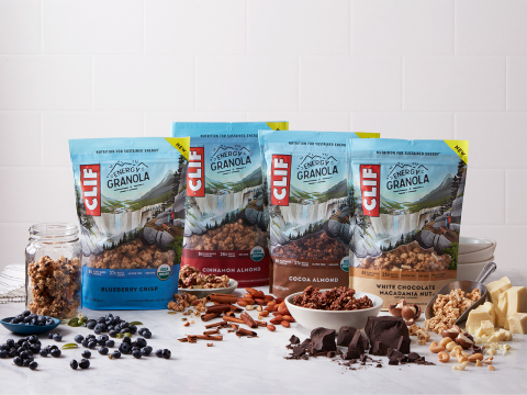 With the introduction of CLIF Energy Granola, CLIF enters a new category, bringing an easy, nutritious breakfast solution to the cereal aisle. (Photo: Business Wire)