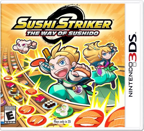 Sushi Striker: The Way of Sushido is now available on the Nintendo 3DS family of systems at a suggested retail price of $39.99. (Graphic: Business Wire)