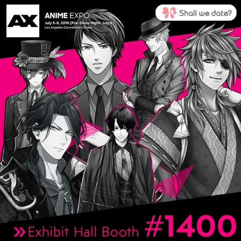 NTT Solmare's Shall we date? Series Attend Anime Expo 2018 in Los Angeles: Let the Sensational Exper ... 