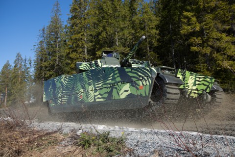 BAE Systems’ new solution for addressing the challenge of battlefield situational awareness is called iFighting®, a concept that fuses together data from different systems within a combat vehicle, such as the CV90 MkIV, to filter through and prioritize the most critical information. (Photo: BAE Systems)