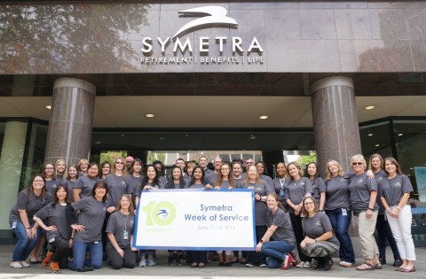 More than 800 Symetra employees nationwide will volunteer at 83 projects on behalf of 57 nonprofits during the 10th annual Symetra Week of Service, June 11-15, 2018. Symetra is headquartered in Bellevue, Washington. (Photo: Business Wire)