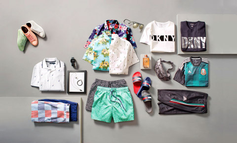 Give Dad the gift of high style with of-the-moment trends available at Macy’s, including oversized logo-print shirts from DKNY, slide sandals from Tommy Hilfiger, fitted button-down shirts from Club Room, lace-up sneakers from Bar III, and jewelry created for Macy’s by the fashion authorities at Esquire Magazine, plus so much more! (Photo: Business Wire)


