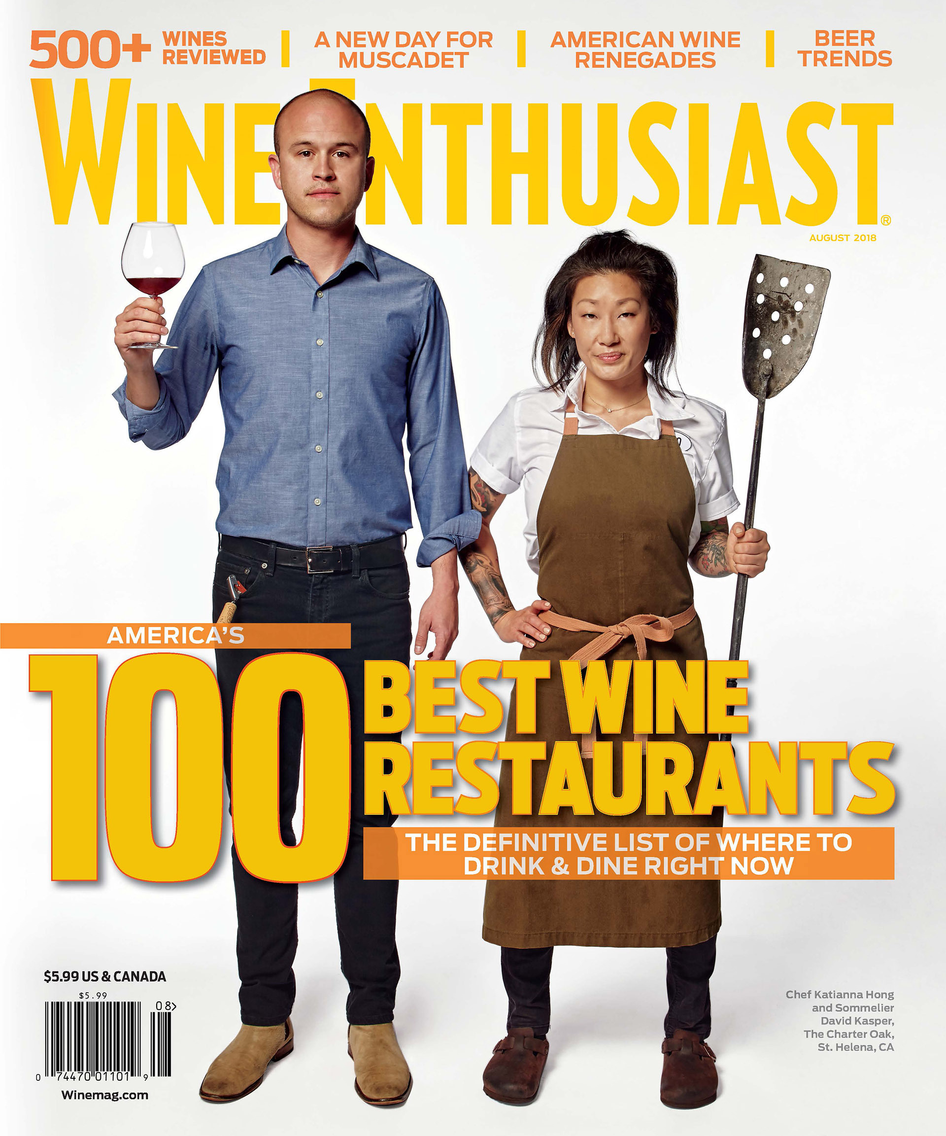 Wine Enthusiast Magazine America's 100 Best Wine Restaurants of 2018 | Business Wire