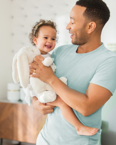 John Legend and Luna for Pampers Pure (Photo: Business Wire)