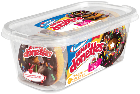 Hostess® Jumbo Donettes® - Chocolate Iced with Sprinkles (Photo: Business Wire)