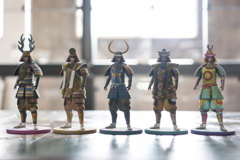 "IS JAPAN COOL?" - "CRAFTSMANSHIP": After creating the SAMURAI AVATAR, visitors can print it out on a 3D printer to create their own action figure. (Photo: Business Wire)
