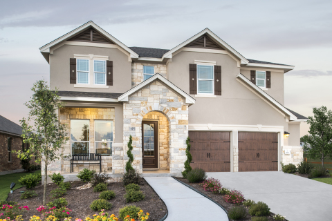 New KB homes now available in Kyle, Texas. (Photo: Business Wire)