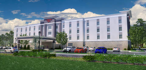 Rendering of the new Hampton Inn by Hilton Benson, North Carolina (Photo: Business Wire)