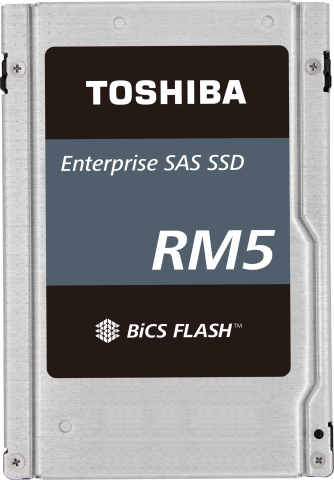Toshiba's RM5 12Gbit/s value SAS (vSAS) series of SSDs enables SATA replacement in servers. (Photo: Business Wire)