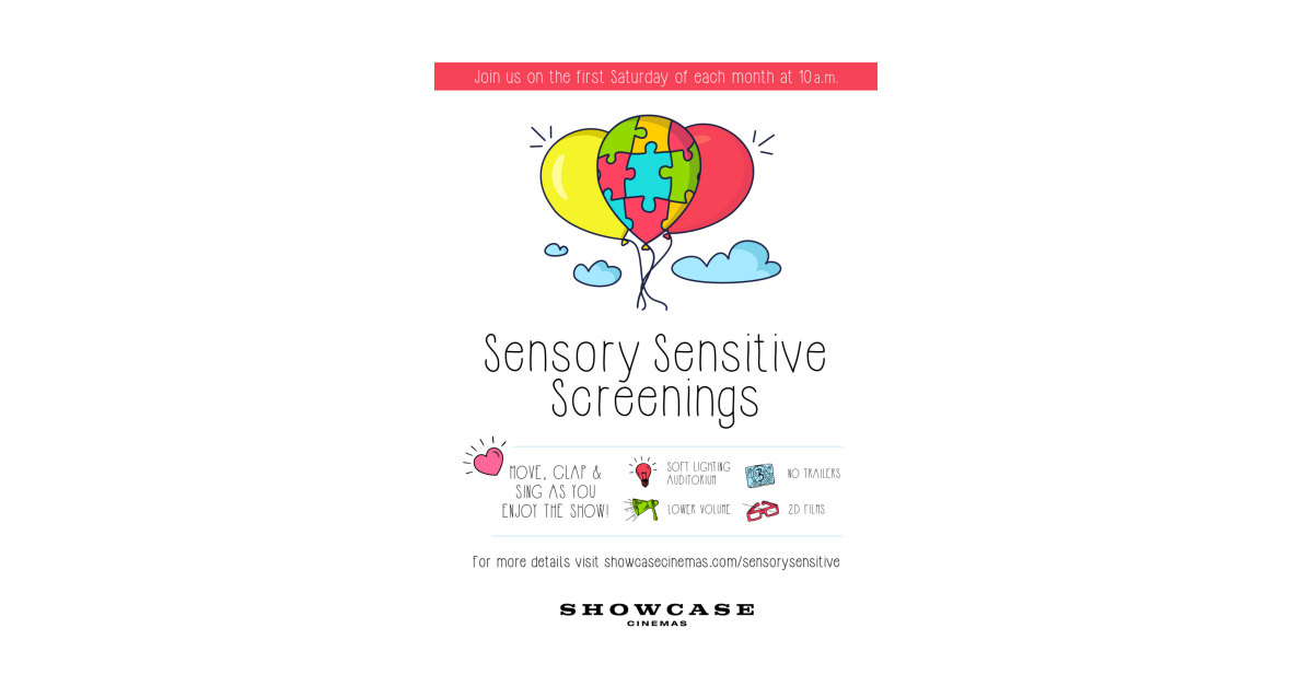 Showcase Cinemas Launches Sensory Sensitive Screenings