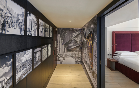 (ANDAZ)RED suite at Andaz London Liverpool Street. (Photo: Business Wire)