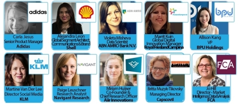 Leading female AI expert speakers to arrive in Amsterdam next week. (27-28th June) (Photo: Business Wire)