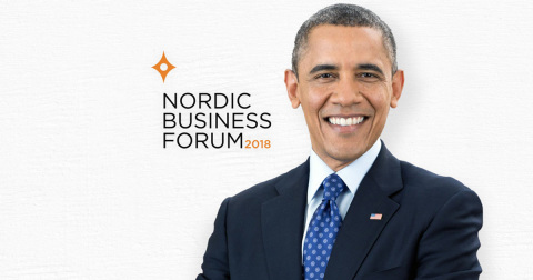 Europe’s leading business and leadership conference brings President Obama to Helsinki, Finland to speak to business executives and owners. (Photo: Business Wire)