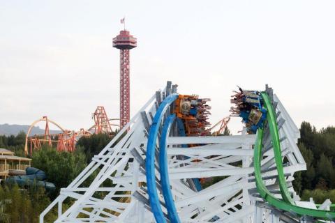 Six Flags Magic Mountain Named Best Amusement Park by USA TODAY readers. Twisted Colossus at Six Fla ... 
