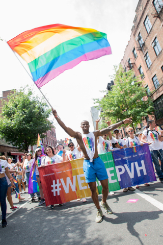 PVH associates at NYC Pride March 2018 (Photo: Business Wire)