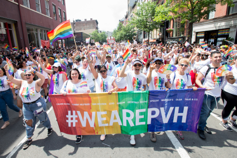 PVH associates at NYC Pride March 2018 (Photo: Business Wire)