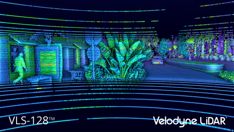 Point Cloud from Velodyne LiDAR’s VLS-128™ sensor. (Photo: Business Wire)