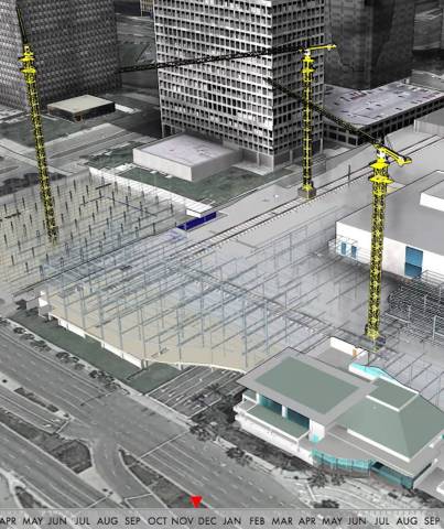 Gafcon uses sophisticated technology tools to visualize project timelines in conjunction with constr ... 