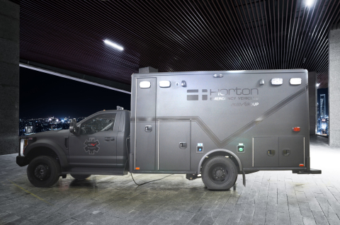 The REV Guardian, an ambulance wrapped in Level IIIA ballistic protection with run flat tire inserts (Photo: Business Wire)