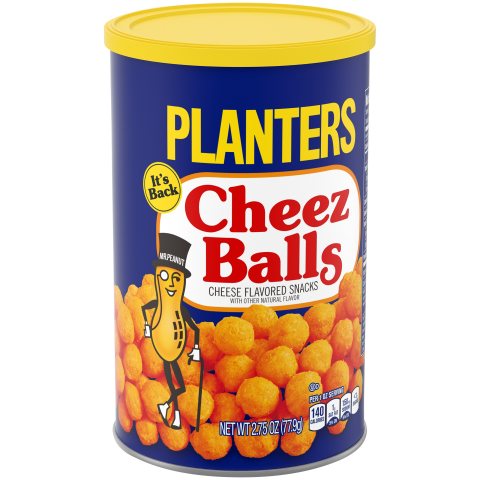 Beginning in July, Planters Cheez Balls and Cheez Curls will roll out on grocery store shelves nationwide and online, starting at a suggested retail price of $1.99. (Photo: Business Wire)