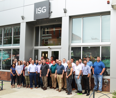 ISG Des Moines Iowa Office in East Village pictured with VGI Design. (Photo: Business Wire)