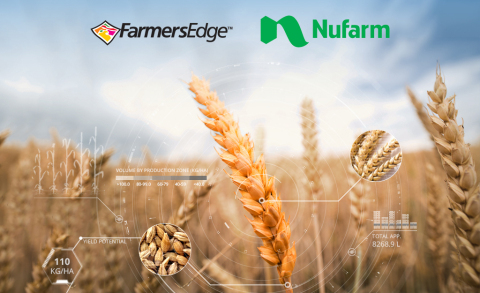 Farmers Edge and Nufarm Limited announce Strategic Alliance. (Photo: Business Wire)