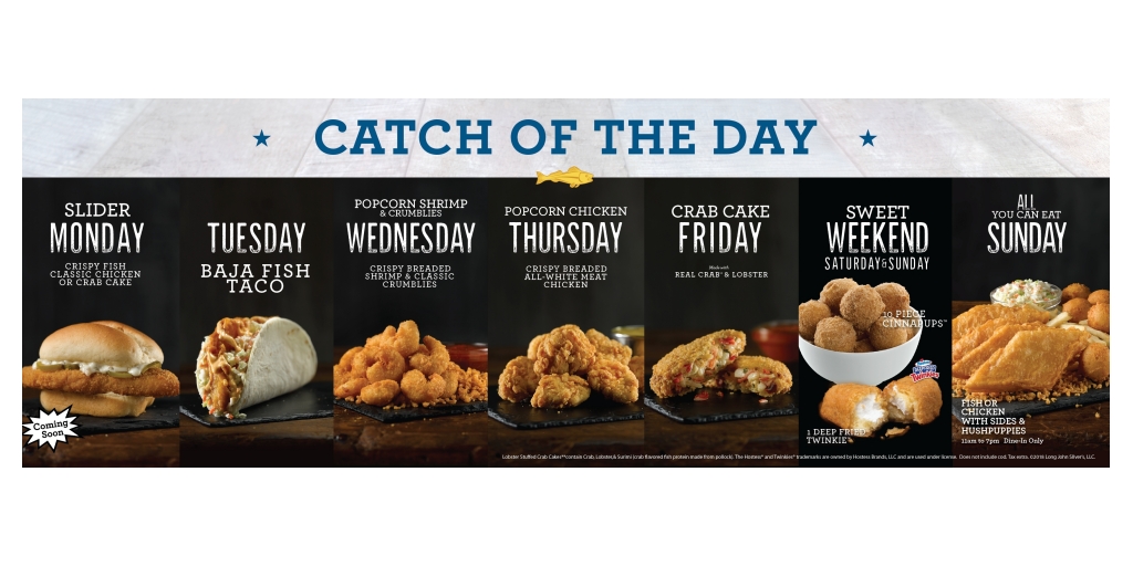 Long John Silver S Invites Guests To Catch A Daily 1 Deal Business Wire