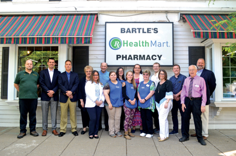 Bartle's Pharmacy staff in Oxford, New York, McKesson's Pharmacy of the Year. (Photo: Business Wire)