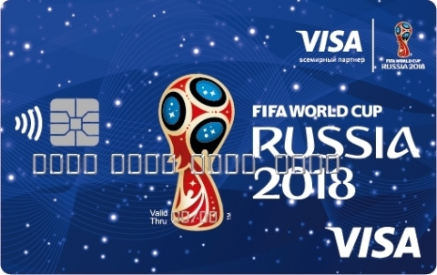 As the exclusive payment service in all stadiums where payment cards are accepted, Visa is providing fans in Russia the ability to purchase innovations for fast, easy and cash-free payment experiences. This includes partnering with Alfa-Bank to offer for purchase: 6,500 Payment Rings (3000 RUB each) and a 30,000 Payment Bands (1000 RUB each). The ring and the band are both NFC-enabled, contactless payment devices that link to a prepaid card. Visa is also offering fans Visa commemorative contactless cards. Consumers only have to load value onto their cards to begin using them, which they can do at Visa Alfa-Bank ATMs or through our online portal. (Photo: Business Wire)