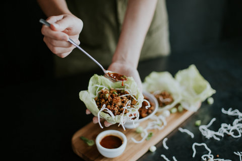 P.F. Chang’s famous made-from-scratch Chicken Lettuce Wraps remain the top dish at restaurants around the world. (Photo: Business Wire)