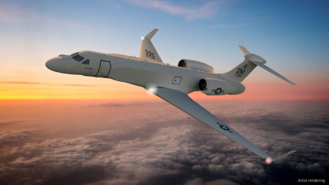 BAE Systems will transition its advanced Compass Call electronic warfare (EW) system to special-mission Gulfstream EC-37Bs to significantly improve mission effectiveness for the U.S. Air Force. (Photo: BAE Systems)