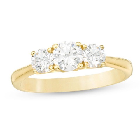 Zales highlights popular engagement ring styles as part of the Pinterest 2018 Wedding Report, including this option for the glamorous bride. (Photo: Business Wire)