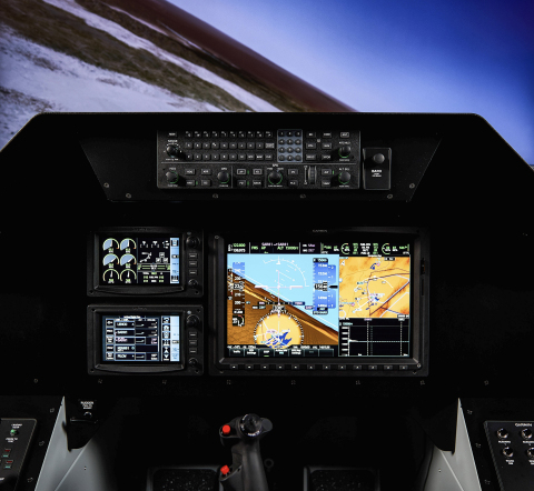 G3000 flight deck in a tandem cockpit configuration. (Photo: Business Wire)