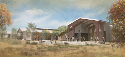 JUSTIN and J. LOHR Center for Wine and Viticulture Rendering (Photo: Business Wire)