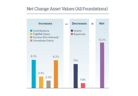 Net Change Asset Values (All Foundations). (Graphic: Business Wire)