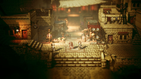 The Octopath Traveler game launches exclusively for the Nintendo Switch system on July 13. (Photo: B ... 