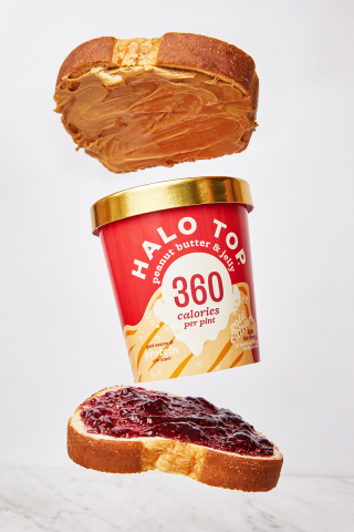 Halo Top Creamery Celebrates National Ice Cream Day by Giving 1,000 Fans Exclusive Early Access to Taste Its Newest Flavor - Peanut Butter & Jelly - Completely FREE (Photo: Business Wire)