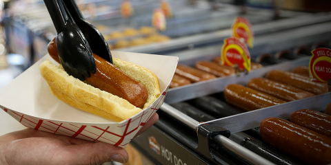 Love's Travel Stops is giving Customers free hot dogs in celebration of National Hot Dog Day. Customers can access the barcode for their free hot dog or roller grill item on Love's official Facebook, Twitter or Instagram pages from 12:01 a.m. to 11:59 p.m. Wednesday, July 18. (Photo: Business Wire)