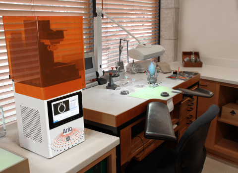 Priced at $5,999, the EnvisionTEC Aria 3D printer is a high-quality Digital Light Processing (DLP) p ...