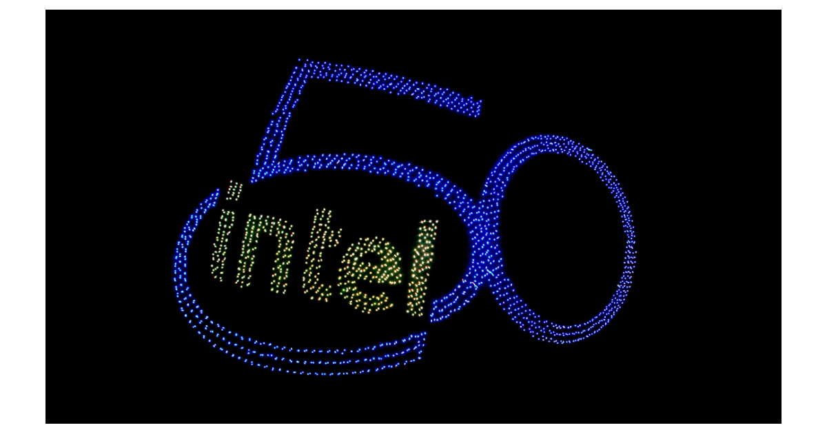 Intel light clearance show