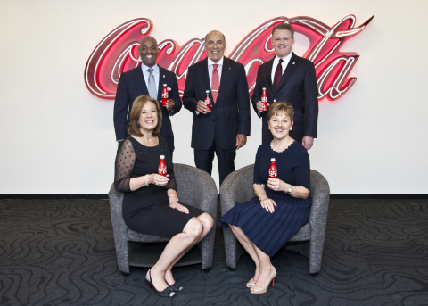 Seated from left: Beth Howell, Atlanta RMHC President & CEO; Helen Carlos, Atlanta RMHC Board Standi ... 
